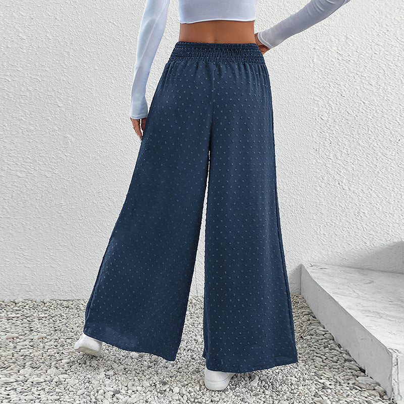 Damen Weite Hosen Elastischer Bund Norvielle