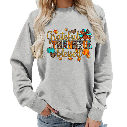 Damen Sweatshirt Herbstliches Motiv Norvielle