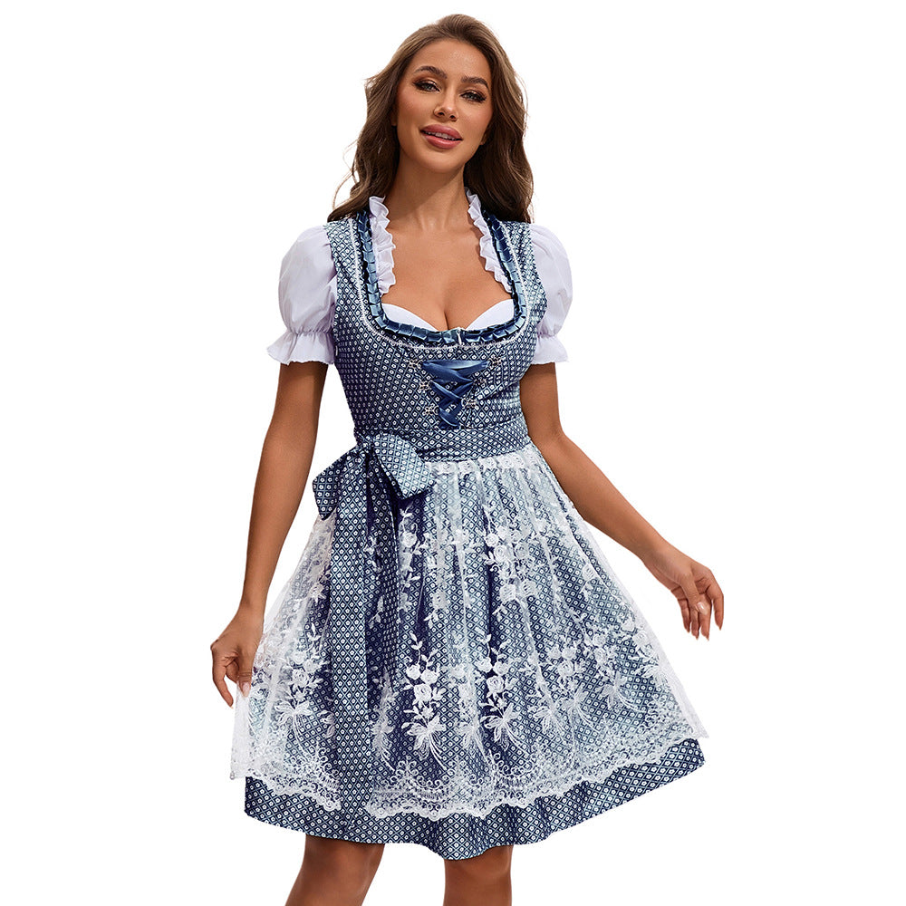 Münchner Oktoberfest Bierrock Grün Spitze Herren