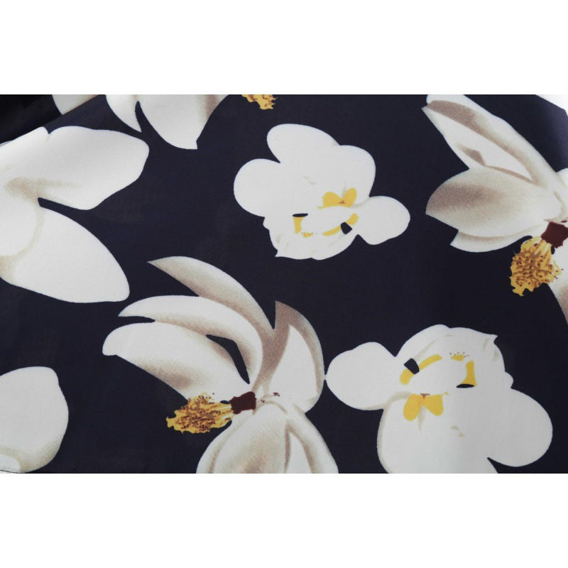 Damen Bluse Floralmuster Eleganter Schnitt Norvielle