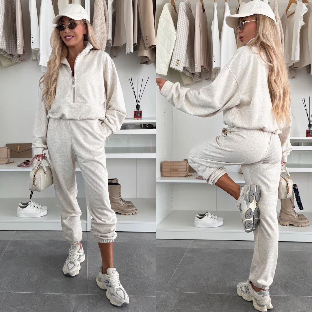 Damen Sweatset Hochkragen Norvielle