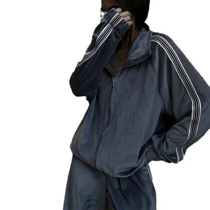 Damen Sportjacke Elastisch Hochkragen Norvielle