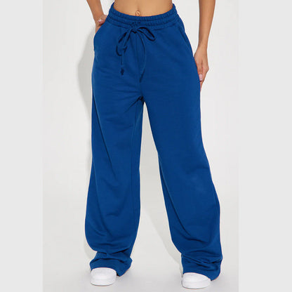 Damen Sweatpants Weite Passform Elastischer Bund Norvielle