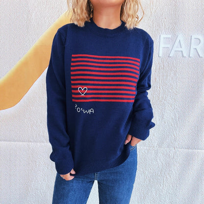 Damen Sweatshirt Grafik-Print Norvielle