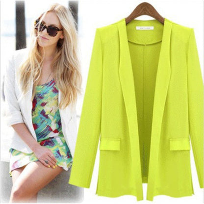Damen Blazer Eleganter Schnitt Schmale Silhouette Norvielle