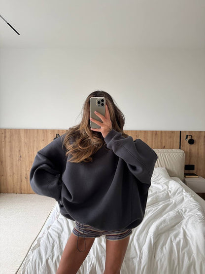 Damen Oversized Kapuzenpullover Lässiger Schnitt