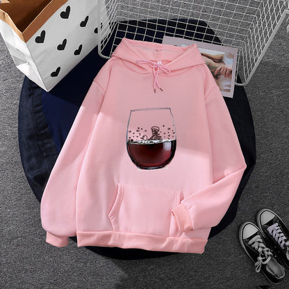 Damen Hoodie Glasdesign Norvielle