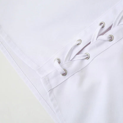 Damen Bluse Dekoratives Schnürdetail Norvielle