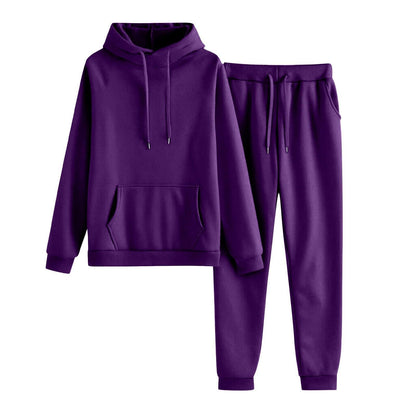 Damen Hoodie Jogginghose Set Lässig Mit Taschen Norvielle