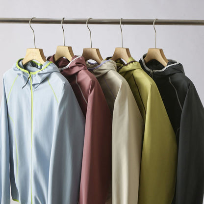 Damen Leichtwindjacke Kapuzenjacke Norvielle