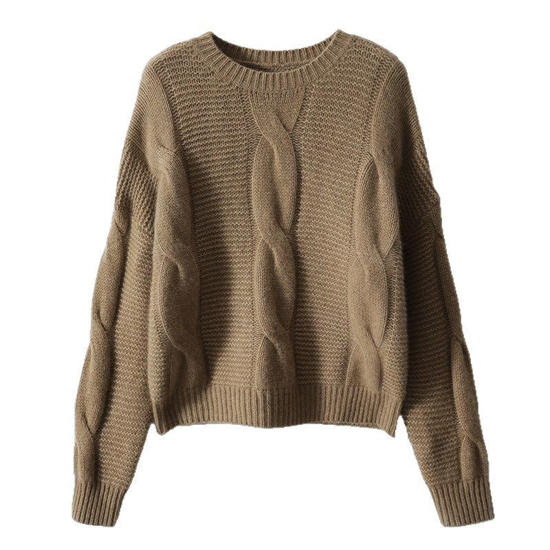 Damen Strickpullover Strukturiertes Muster Weich Norvielle