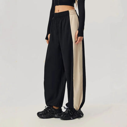 Damen Sportfreizeithose Mit Kontraststreifen