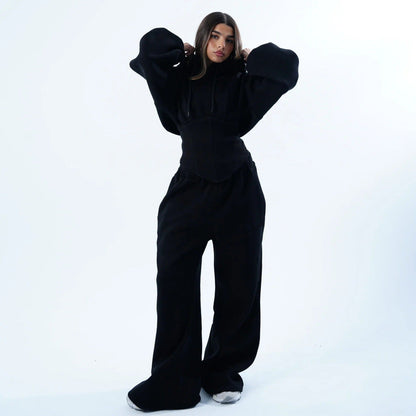 Damen Oversized Hoodie Norvielle Weich