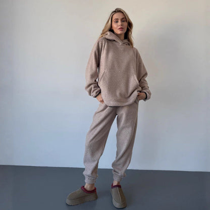 Damen Fleece-Hoodie Kuschelig Norvielle