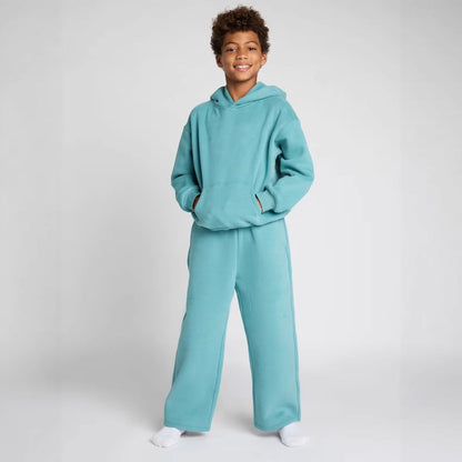 Damen Fleece-Loungewear-Set Entspannt Norvielle