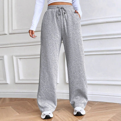 Damen Freizeithose Weites Bein Elastischer Bund Norvielle - Norvielle