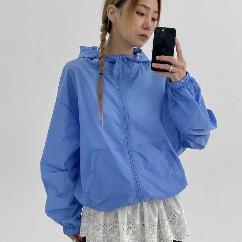 Damen Leichte Windbreaker-Jacke Sportlich Norvielle - Norvielle