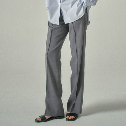 Damen Stoffhose Elegant Fließend Norvielle - Norvielle