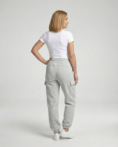 Damen Cargo-Hose Elastischer Bund Bequem