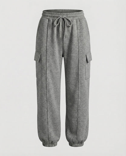 Damen Cargo-Hose Elastischer Bund Bequem