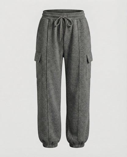 Damen Cargo-Hose Elastischer Bund Bequem