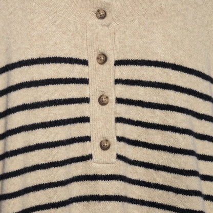Damen Strickpullover Gestreift Norvielle