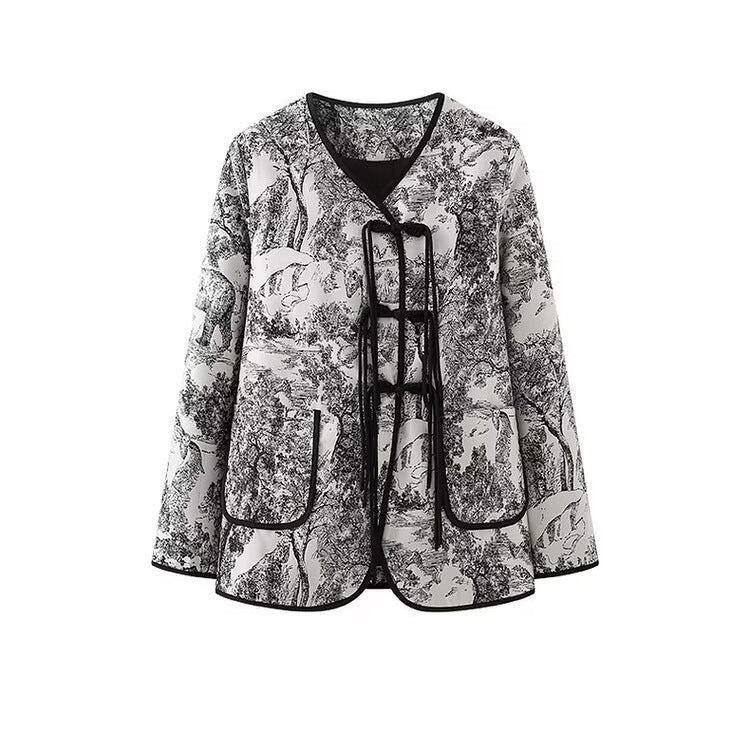 Damen Blazerjacke Quilted Landhausdruck Norvielle - Norvielle
