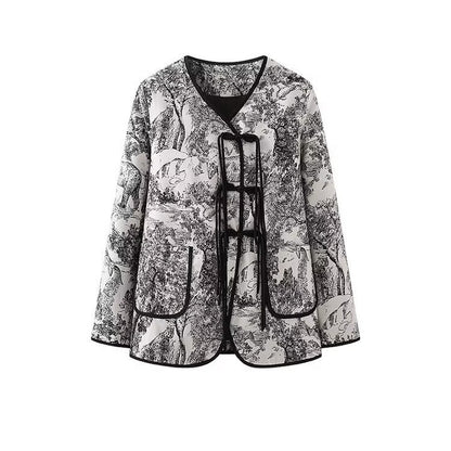 Damen Blazerjacke Quilted Landhausdruck Norvielle - Norvielle