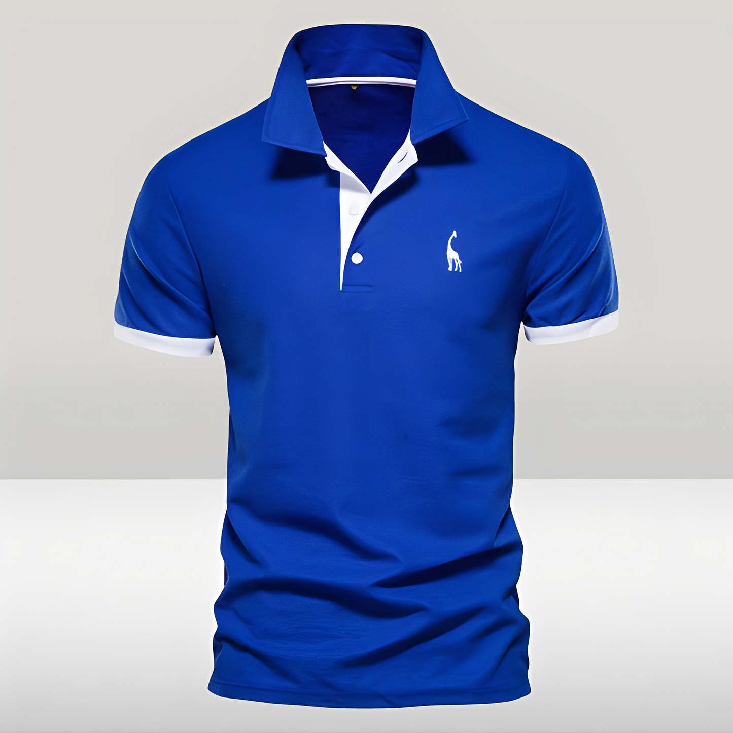 Herren Polo-Shirt Trendig Kurzarm Weiss