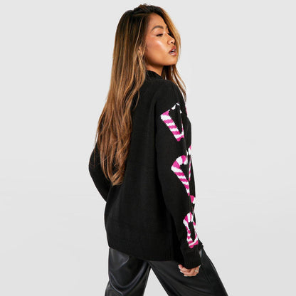 Damen Cardigan Zuckerstangen-Muster Norvielle
