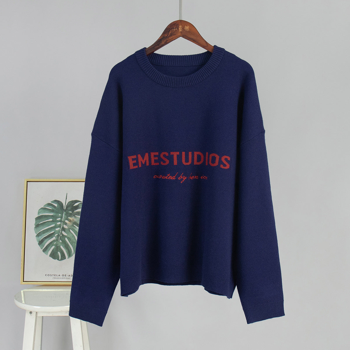 Damen Strickpullover Weicher Strickstoff Norvielle