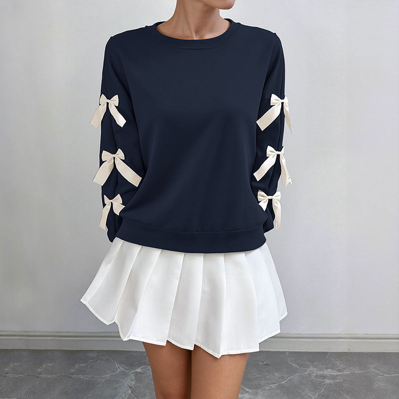 Damen Pullover mit Schleifendetails Norvielle