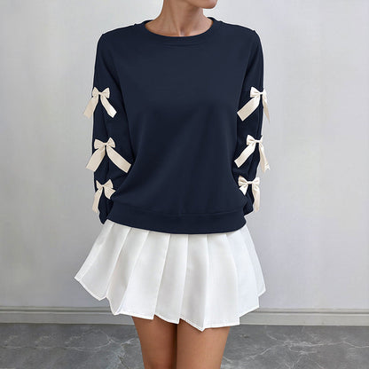 Damen Pullover mit Schleifendetails Norvielle