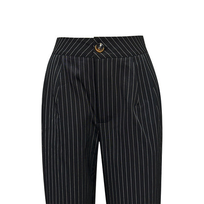 Damen Hochbundhose Gestreift Norvielle