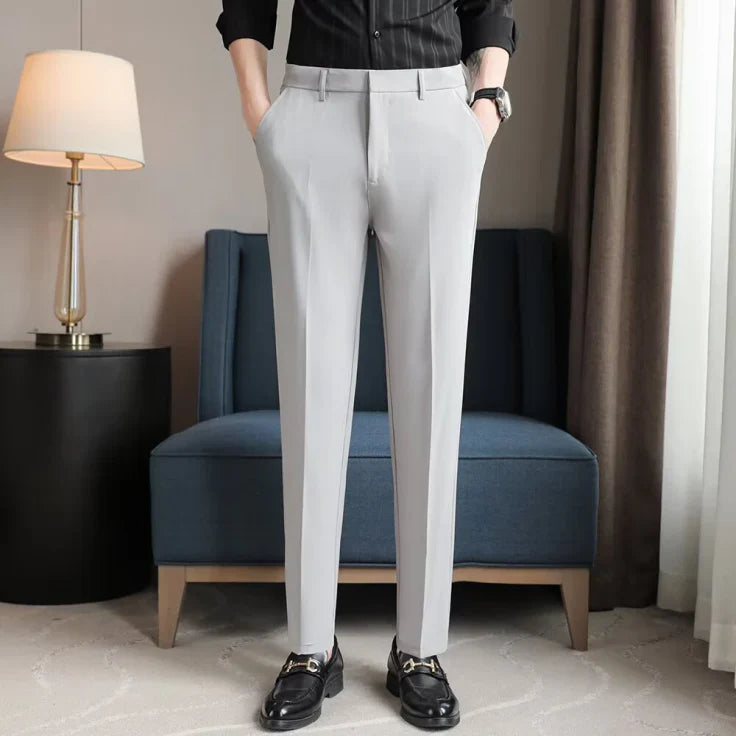 Herrenhose Geradliniger Stil Baumwolle