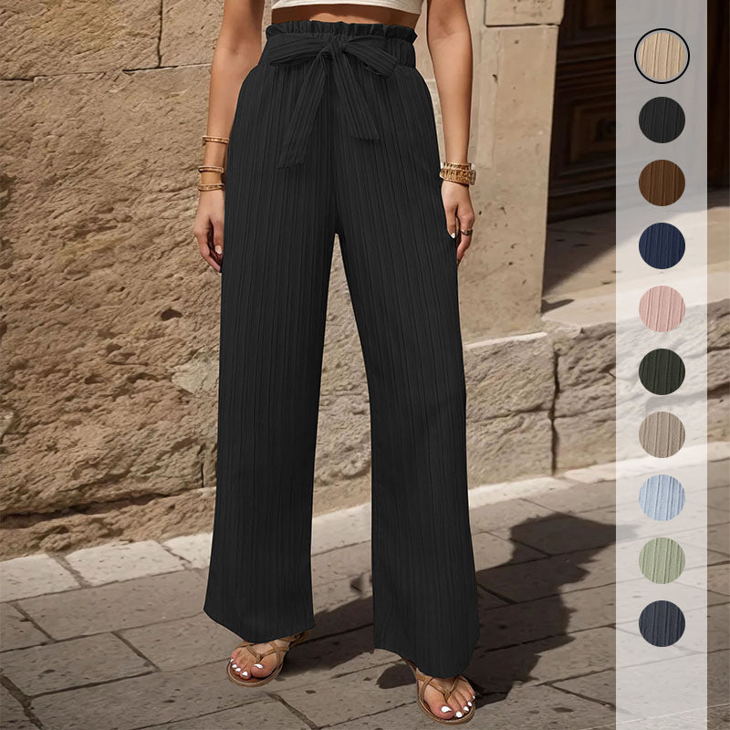 Damen Plisseehose Elastischer Bund Norvielle - Norvielle