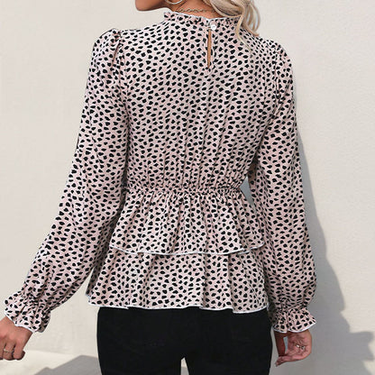 Damen Bluse Rüschendetails Smock Optik Norvielle
