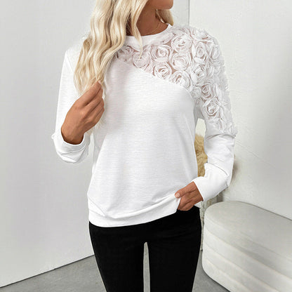 Damen Sweatshirt Blumenmuster Norvielle - Norvielle