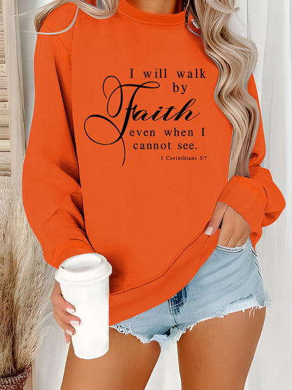 Damen Sweatshirt Weiches Material Beige