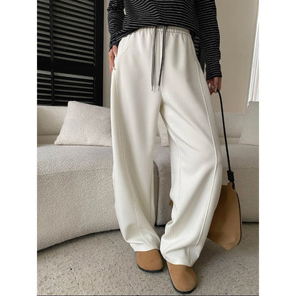 Damen Sweatpants Hochwandig Weit Bein Norvielle - Norvielle