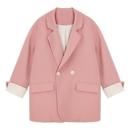 Damen Langarmjacke mit Kontrastärmeln Norvielle