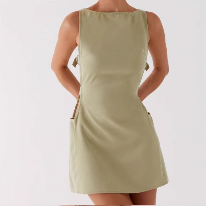 Damen Cocktailkleid Figurbetont Schmal Norvielle - Norvielle