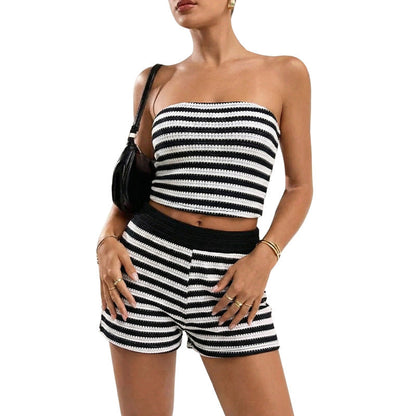 Damen Bikini-Set Gestreift Hochwerder Norvielle
