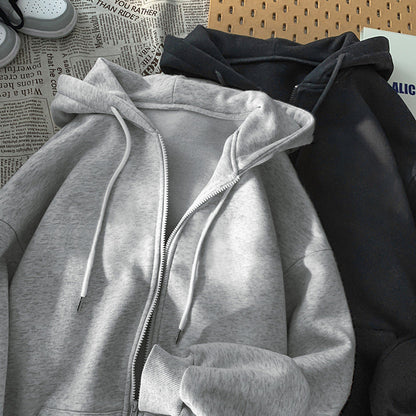 Damen Kapuzen-Sweatjacke Ergonomisch Reißverschluss - Norvielle