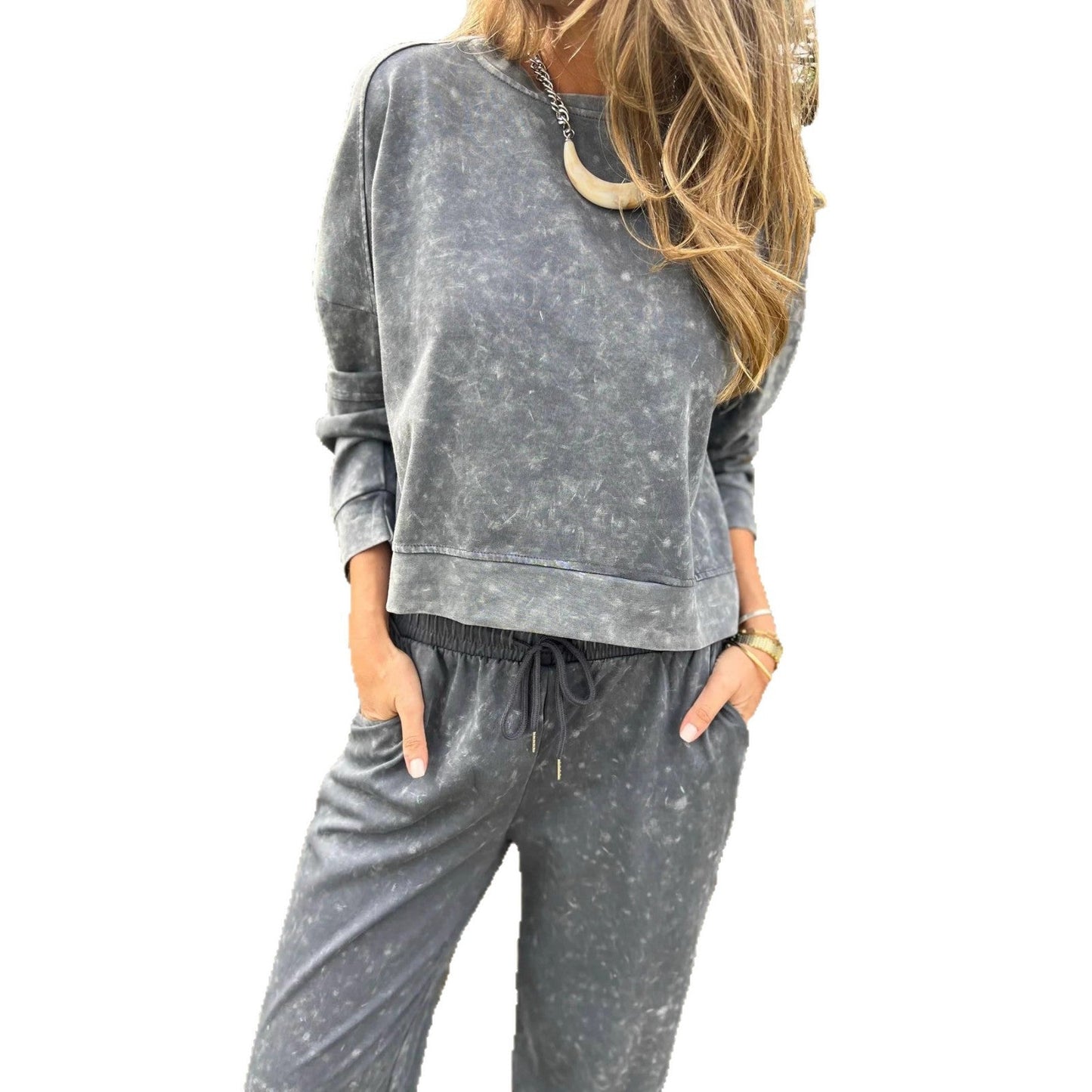 Damen Sweatshirt Jogginghosen Set Norvielle