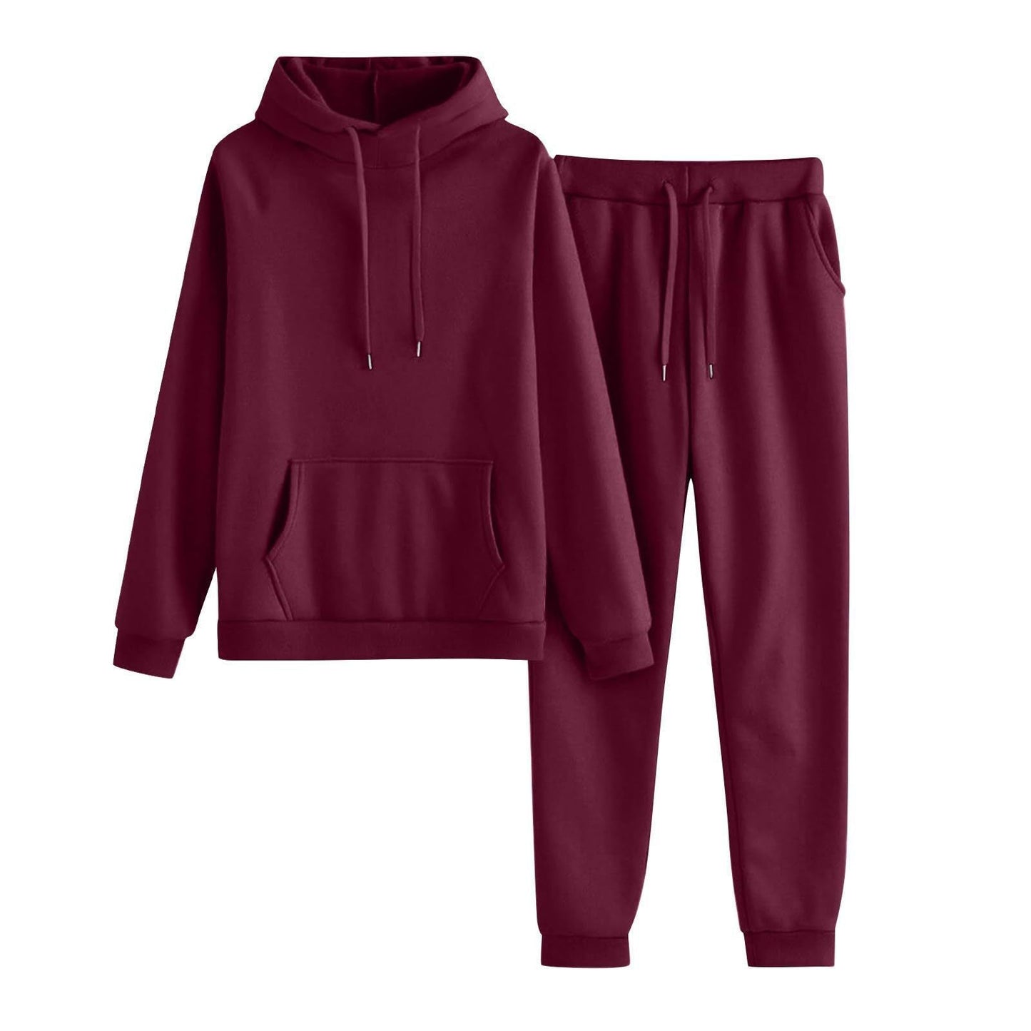 Damen Hoodie Jogginghose Set Lässig Mit Taschen Norvielle