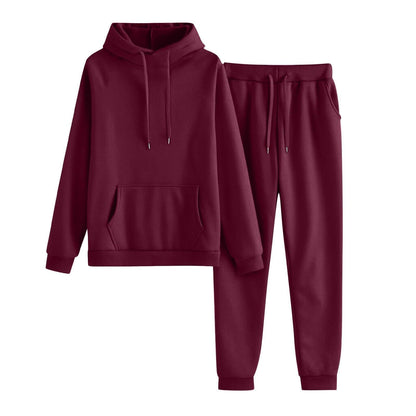 Damen Hoodie Jogginghose Set Lässig Mit Taschen Norvielle