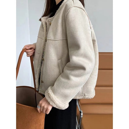 Damen Teddyjacke Norvielle mit Weichfutter