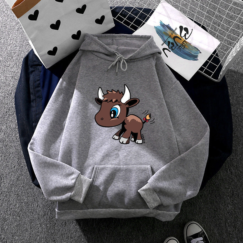 Damen Kapuzenpullover Tiermotiv