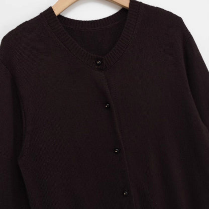 Damen Strickjacke Kuschelig Knopfverschluss Norvielle